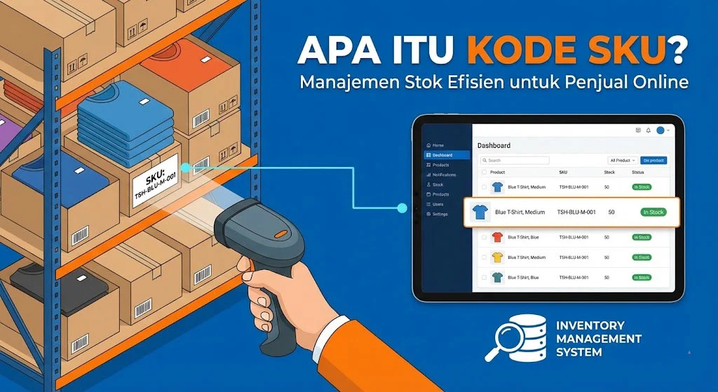 Panduan kode SKU produk untuk penjual online