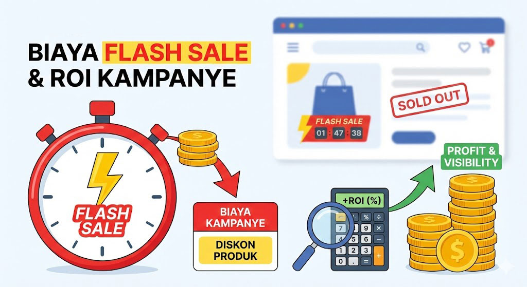 Biaya Tersembunyi Flash Sale dan Cara Menghitung ROI Campaign Marketplace