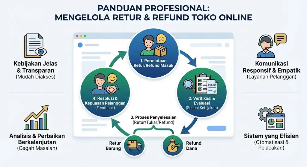 Cara Mengelola Retur dan Refund Toko Online dengan Profesional