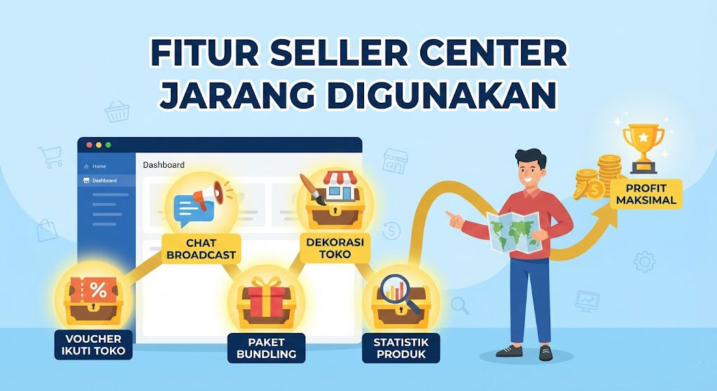 Fitur Seller Center Tokopedia TikTok yang Jarang Digunakan Tapi Berguna