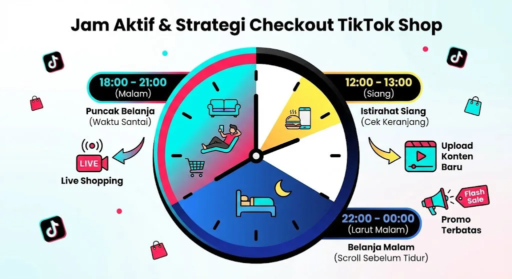 Jam Aktif Checkout Pembeli TikTok Shop