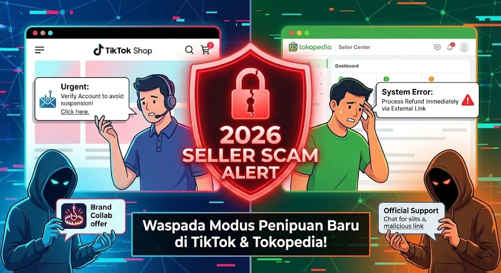 5 Modus Baru Penipuan di TikTok Shop dan Tokopedia 2026