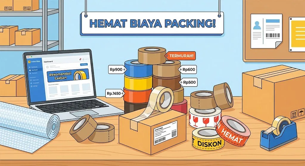 Rekomendasi 5 Lakban Termurah untuk Packing Jualan Olshop: Dijamin Hemat Operasional