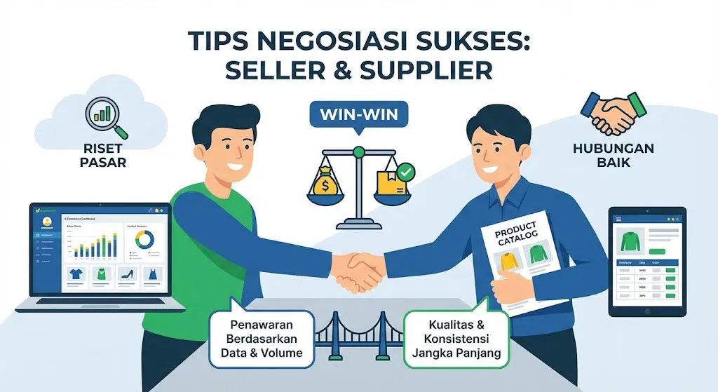 Tips Negosiasi Seller Online dengan Supplier agar Dapat Harga Lebih Murah