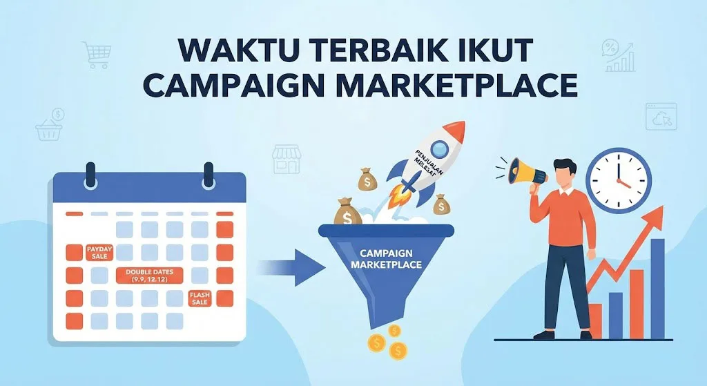 Kapan Waktu Terbaik Ikut Campaign Promo Tokopedia dan TikTok Shop