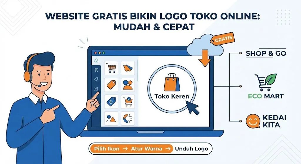 Saatnya Branding: Daftar Website Gratis Bikin Logo Toko Online Sendiri